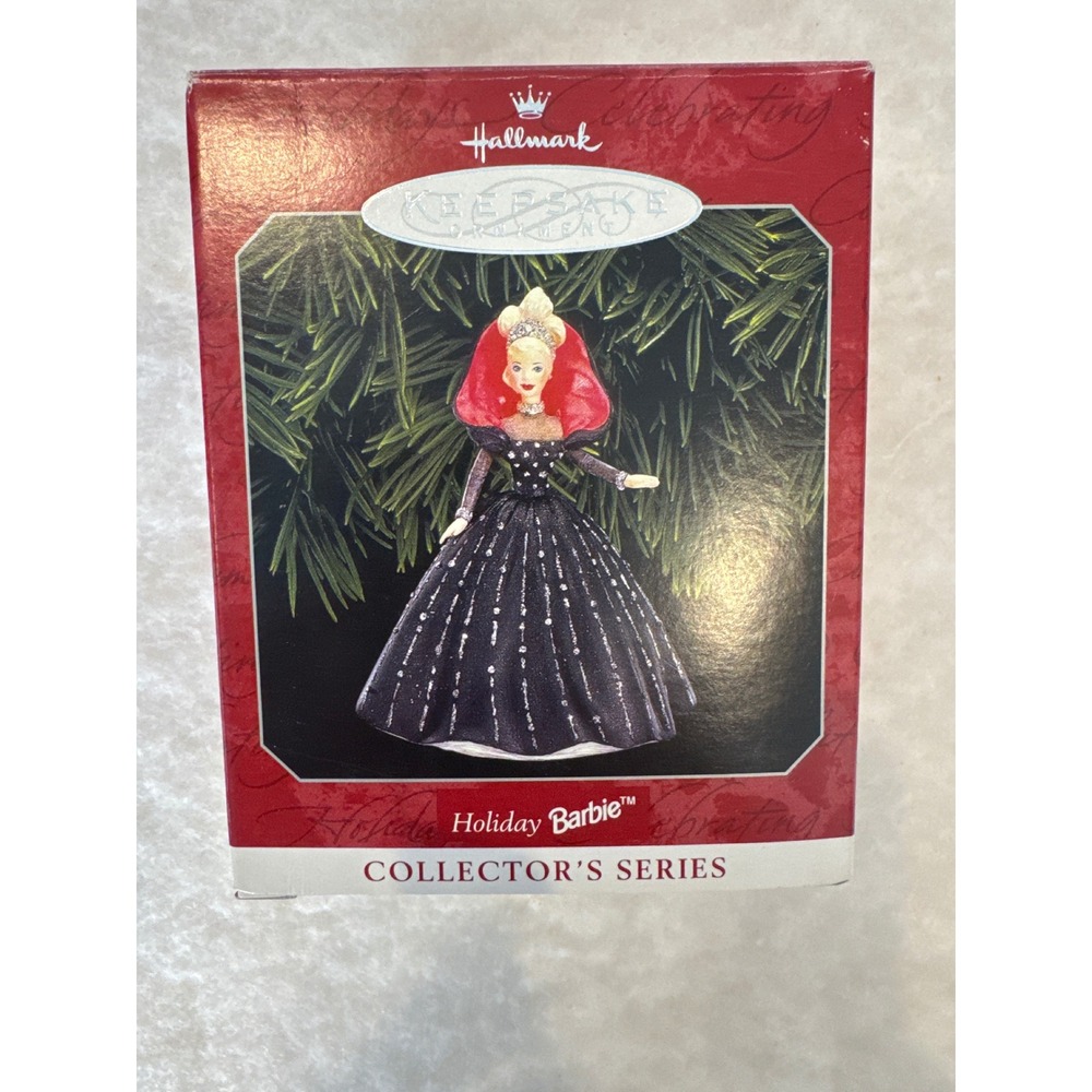Hallmark Holiday Barbie Ornament 1998 Collector's Series‎ Sixth in Series